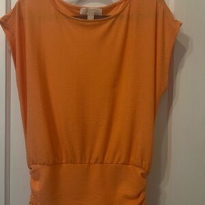 Michael Kors Vibrant Orange Blouse